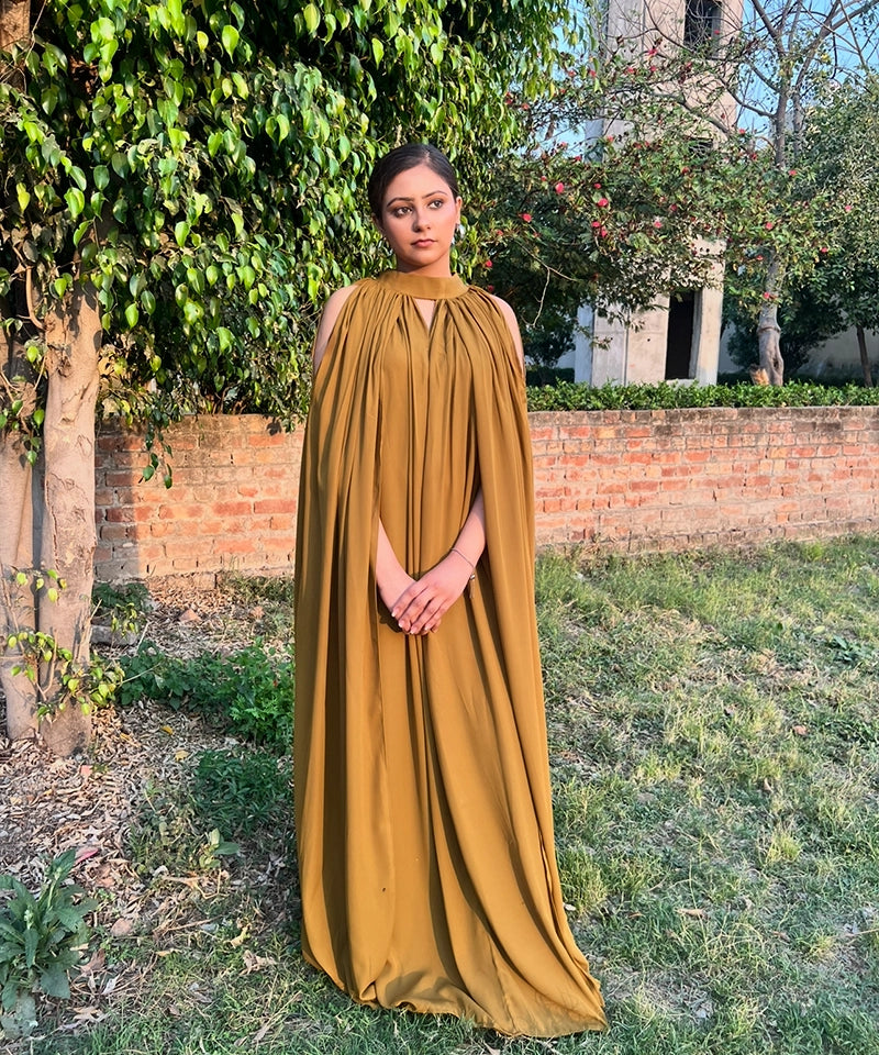 Bronze Capegown