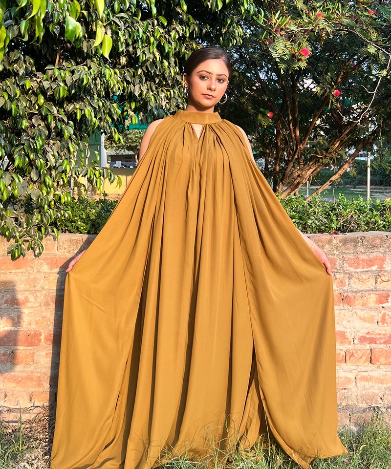 Bronze Capegown