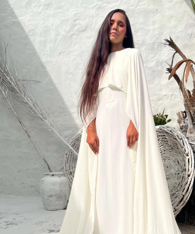 White Capegown