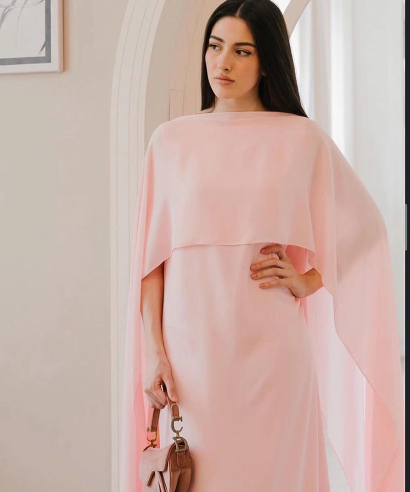 Parrot Pink Capegown