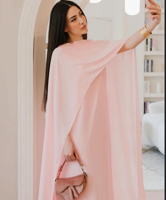 Parrot Pink Capegown