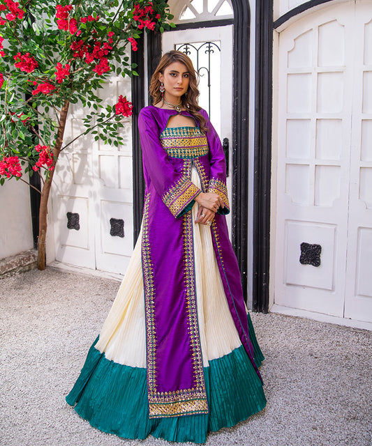 Raheman 2 PC (Shirt+ Lehenga)