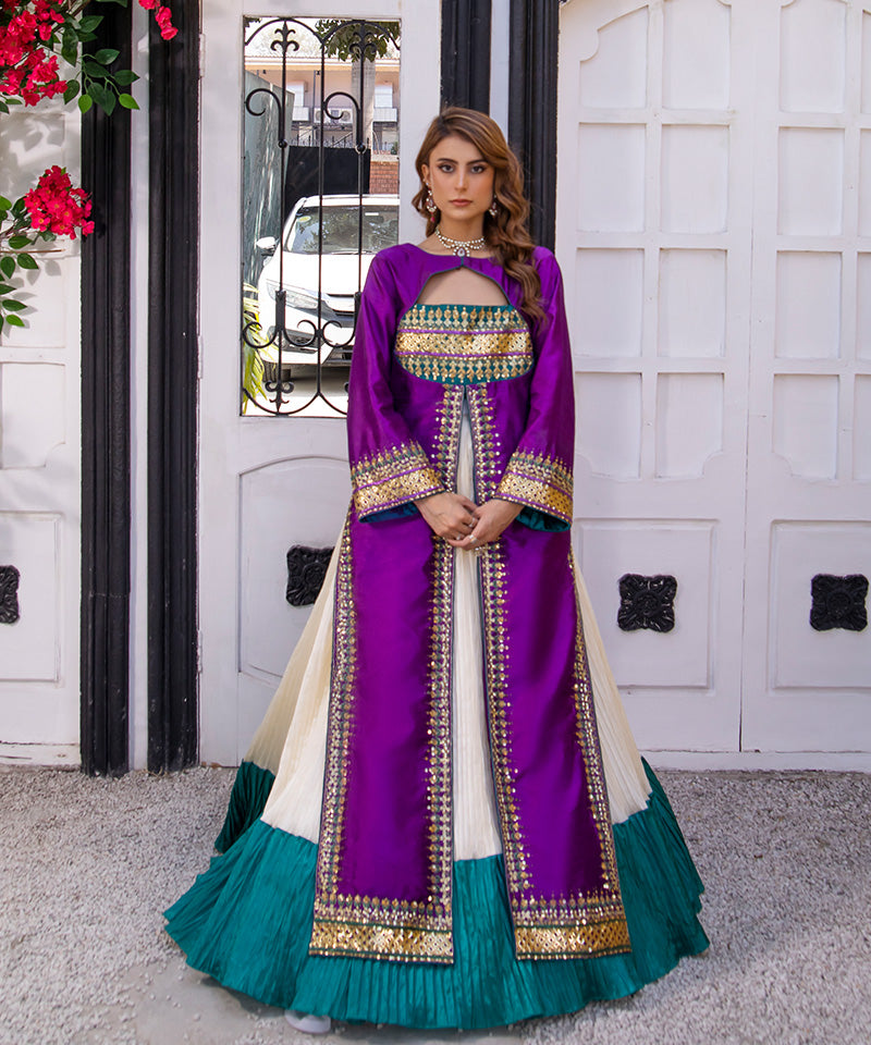 Raheman 2 PC (Shirt+ Lehenga)