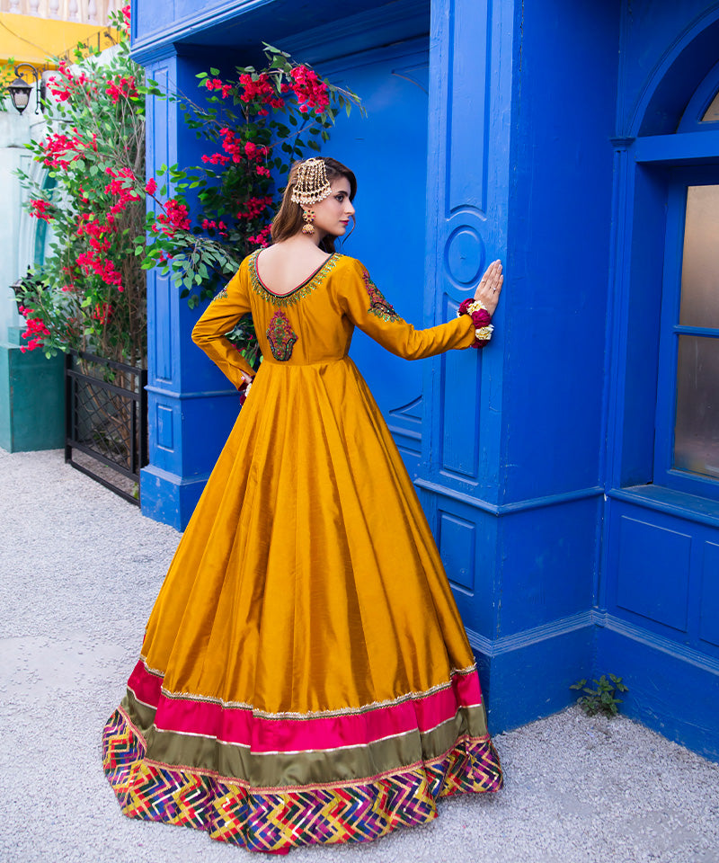 Shenderella 3pc(Frok, Dupatta, Bottom Capri)