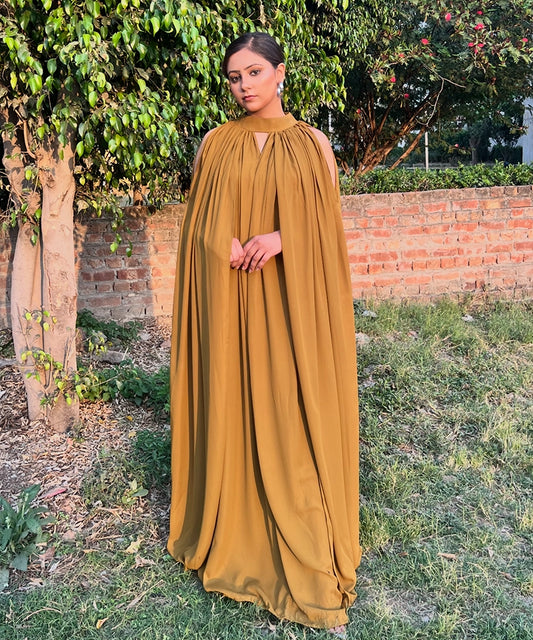 Bronze Capegown