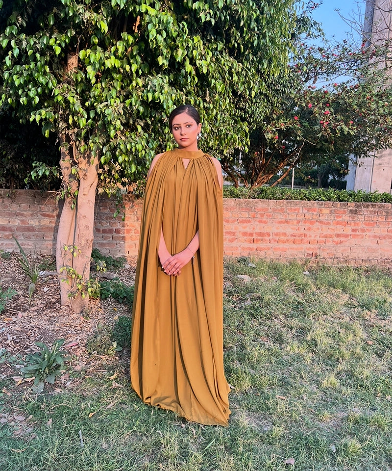 Bronze Capegown