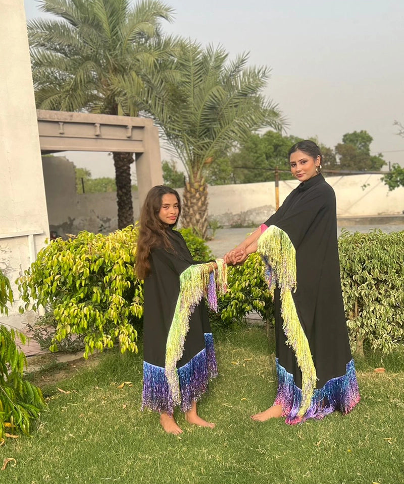 Black Mother and Daughter Dou