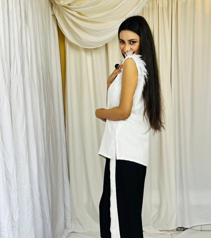 Paint in black and white