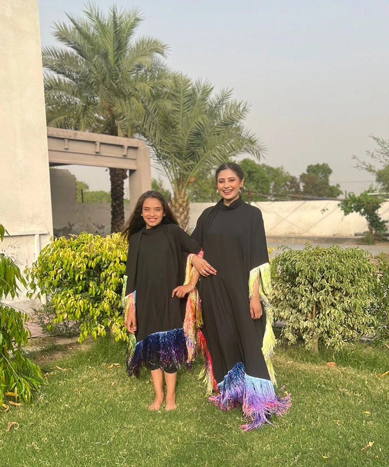 Black Mother and Daughter Dou