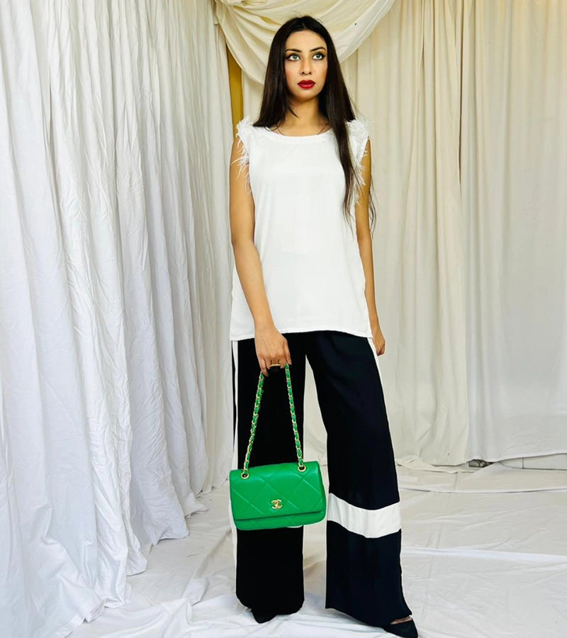 Paint in black and white