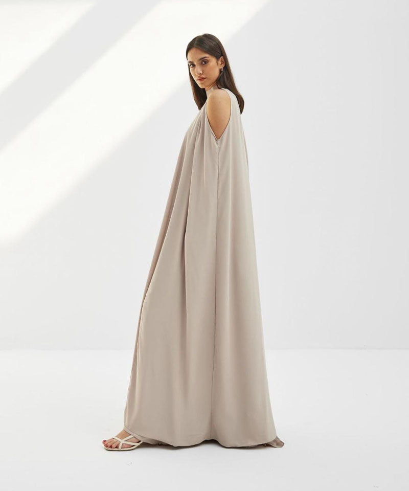 Caftan and Cuts Off White