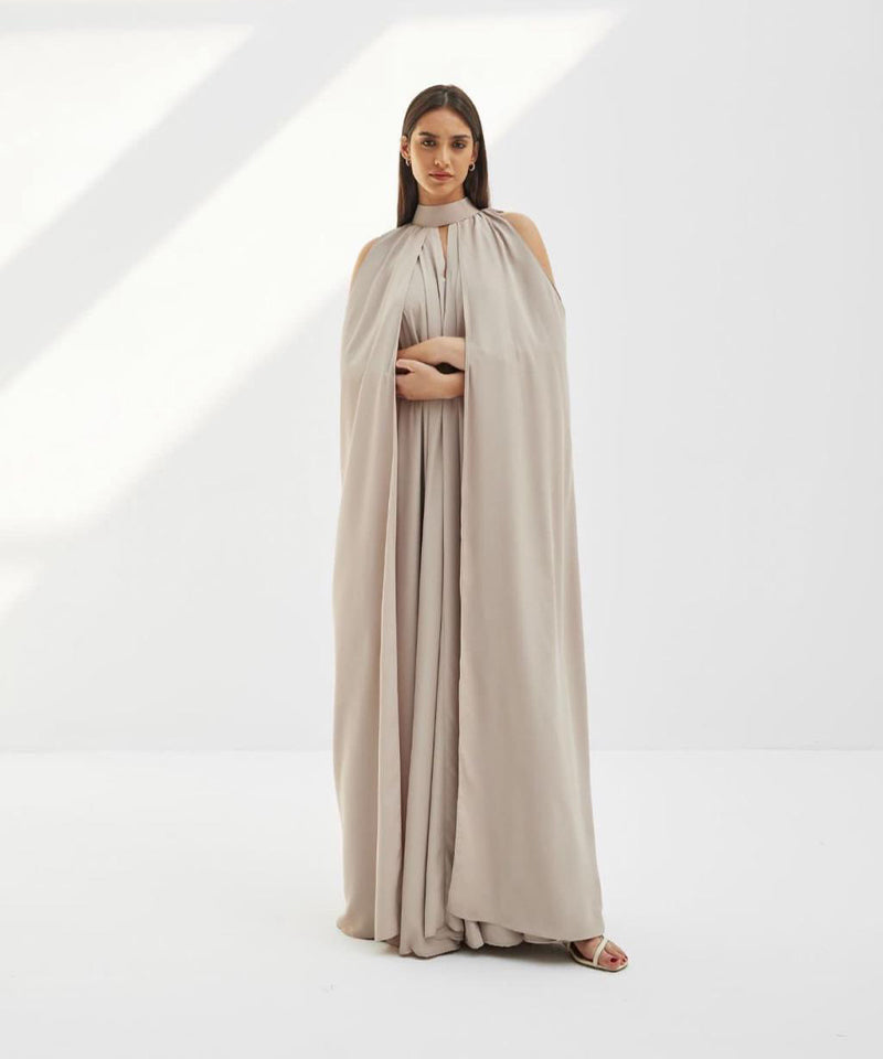 Caftan and Cuts Off White