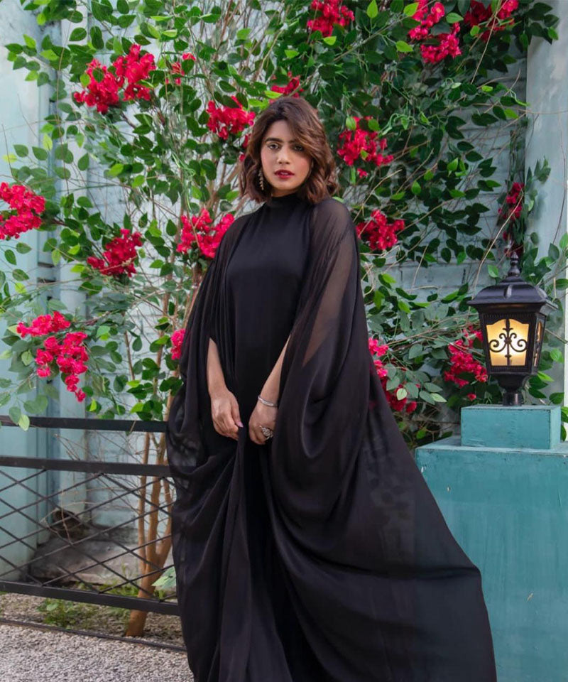 Caftan and Cuts Black